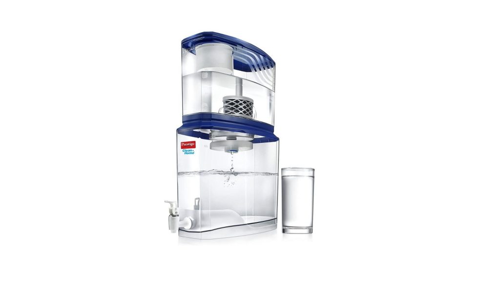 Prestige Non-Electric Acrylic Water Purifier PSWP 2.0, 18 L 