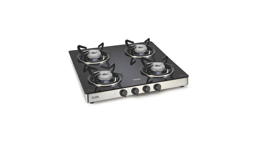 Glen Kitchen Glass Cooktop Gl 1043 Gt 4 Burner Stainless Steel Manual Gas Stove
