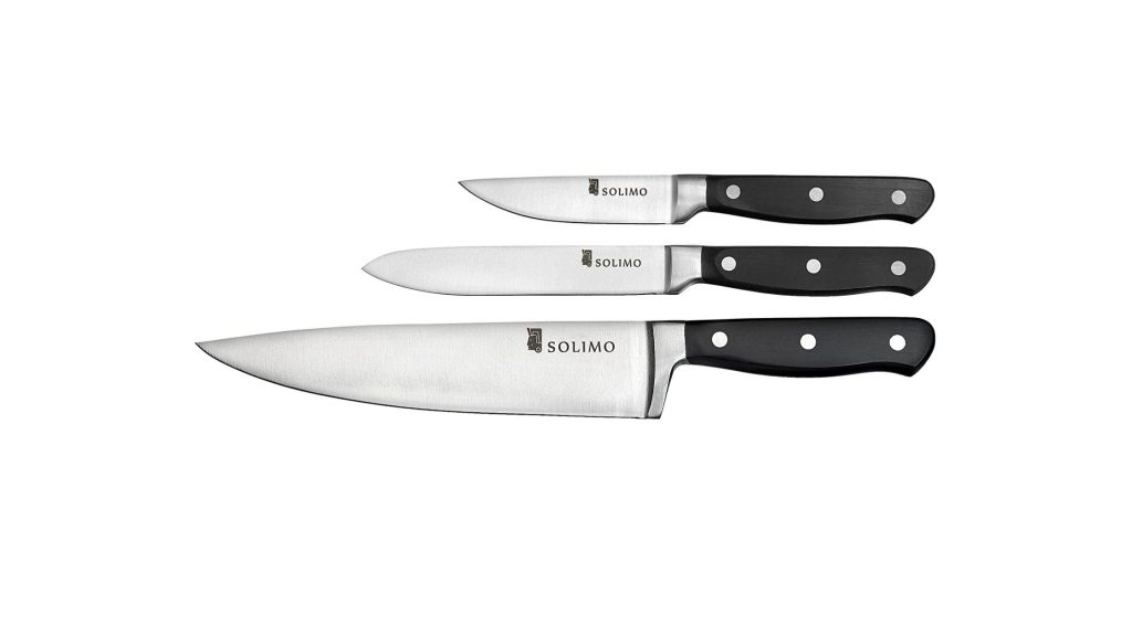 Amazon Brand - Solimo Premium Stainless Steel Kitchen Knife Set