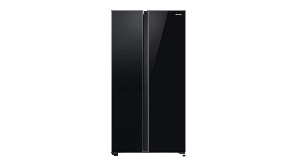 Samsung 700 L Inverter Frost-Free Side-By-Side Refrigerator (RS72R50112C/TL, Black)