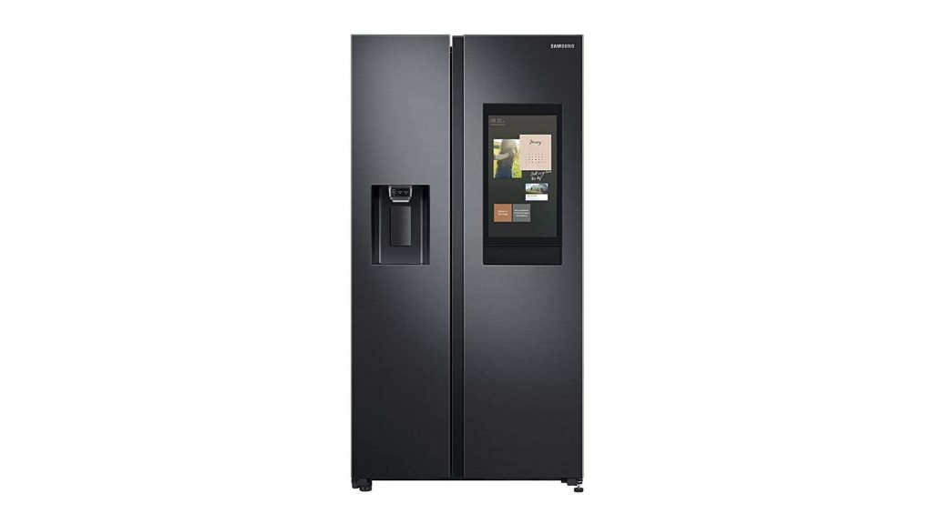 Samsung 810 L Frost Free Side-by-Side Refrigerator RF28N9780SG/TL, Black, Inverter Compressor)