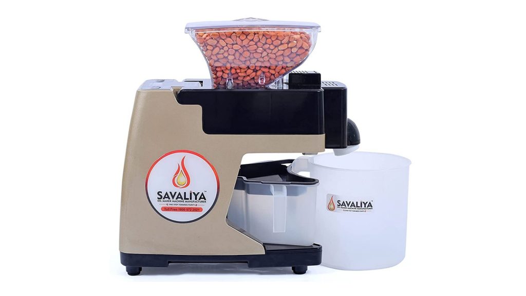 Savaliya Industries Cold Press Oil Maker Machine (Brown)